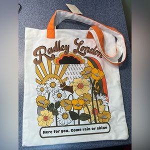 NWT Radley London Rain or Shine Recycled Canvas Tote